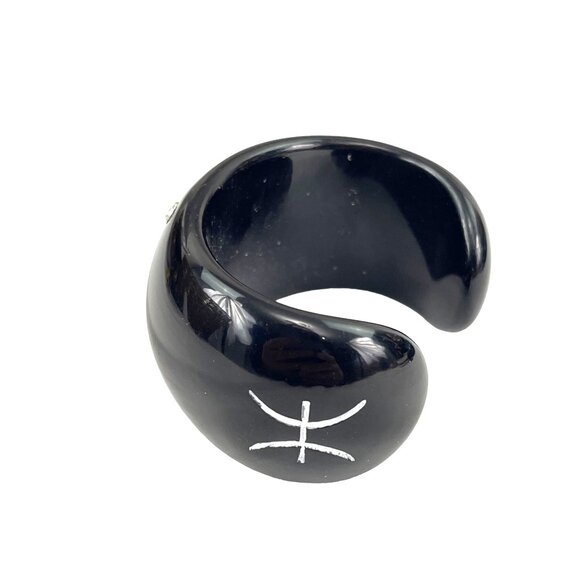 Jessica Kagan Cushman Black Pieces Zodiac Cuff Constellation Bracelet With Rhine - Picture 5 of 5